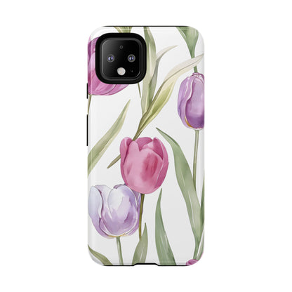 Tulip Serenade – Tough Glossy Google Pixel Case