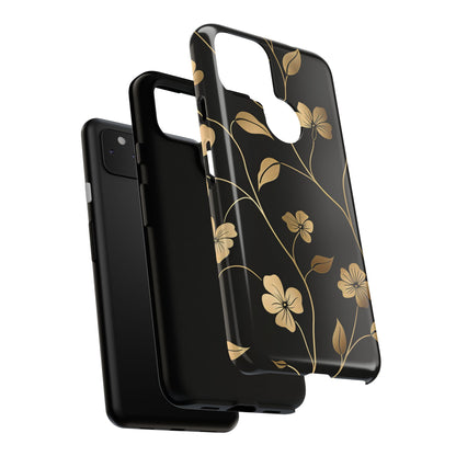 Golden Elegance – Tough Glossy Google Pixel Case