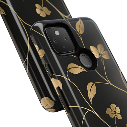 Golden Elegance – Tough Glossy Google Pixel Case