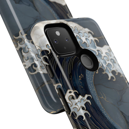 Golden Wave – Tough Glossy Google Pixel Case