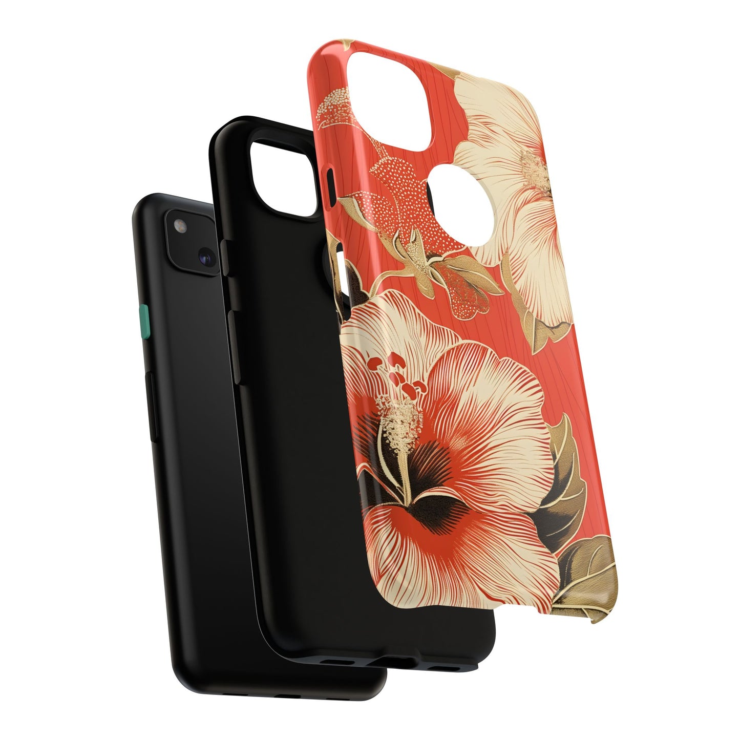 Golden Hibiscus – Tough Glossy Google Pixel Case