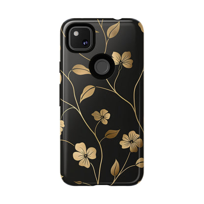 Golden Elegance – Tough Glossy Google Pixel Case