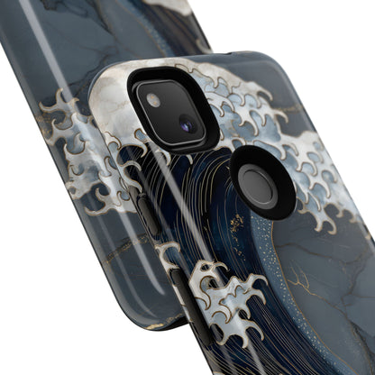 Golden Wave – Tough Glossy Google Pixel Case