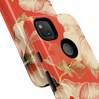 Golden Hibiscus – Tough Glossy Google Pixel Case