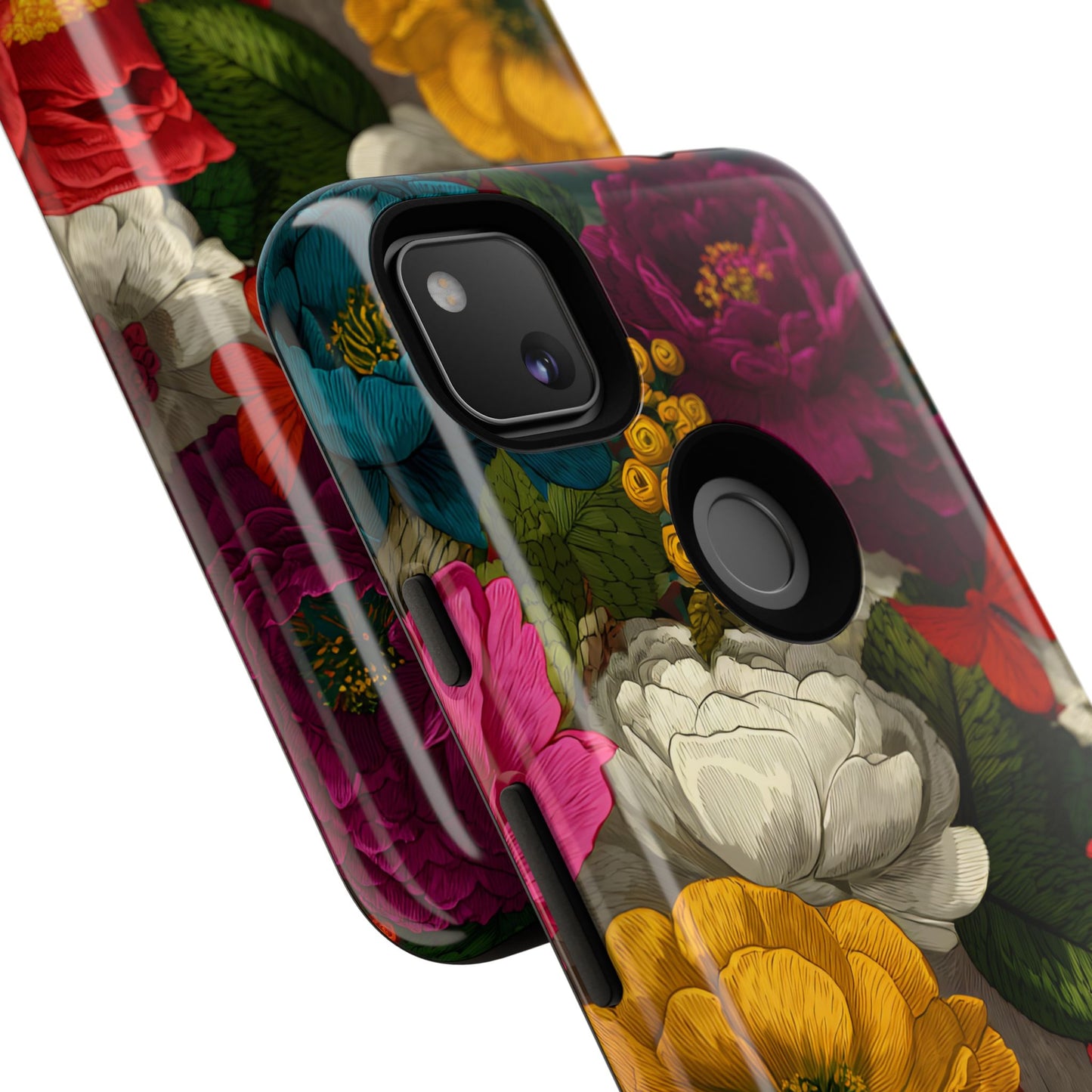 Midnight Bloom – Tough Glossy Google Pixel Case