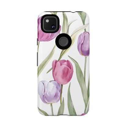 Tulip Serenade – Tough Glossy Google Pixel Case