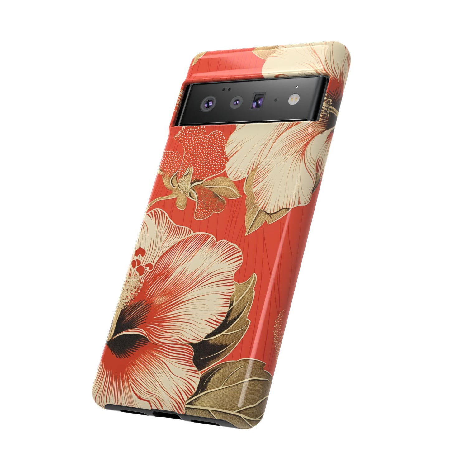 Golden Hibiscus – Tough Glossy Google Pixel Case