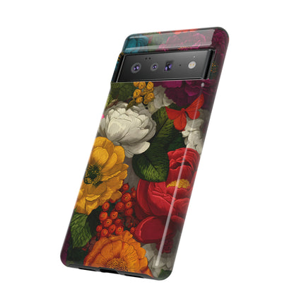 Midnight Bloom – Tough Glossy Google Pixel Case
