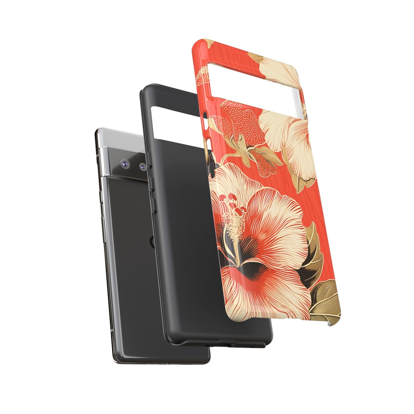 Golden Hibiscus – Tough Glossy Google Pixel Case