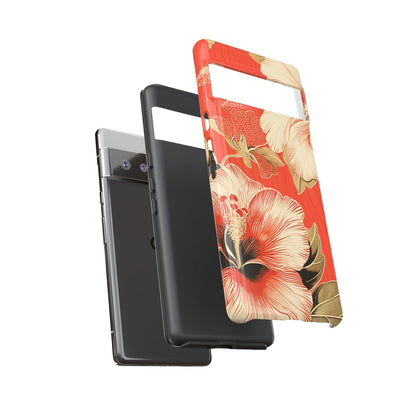 Golden Hibiscus – Tough Glossy Google Pixel Case
