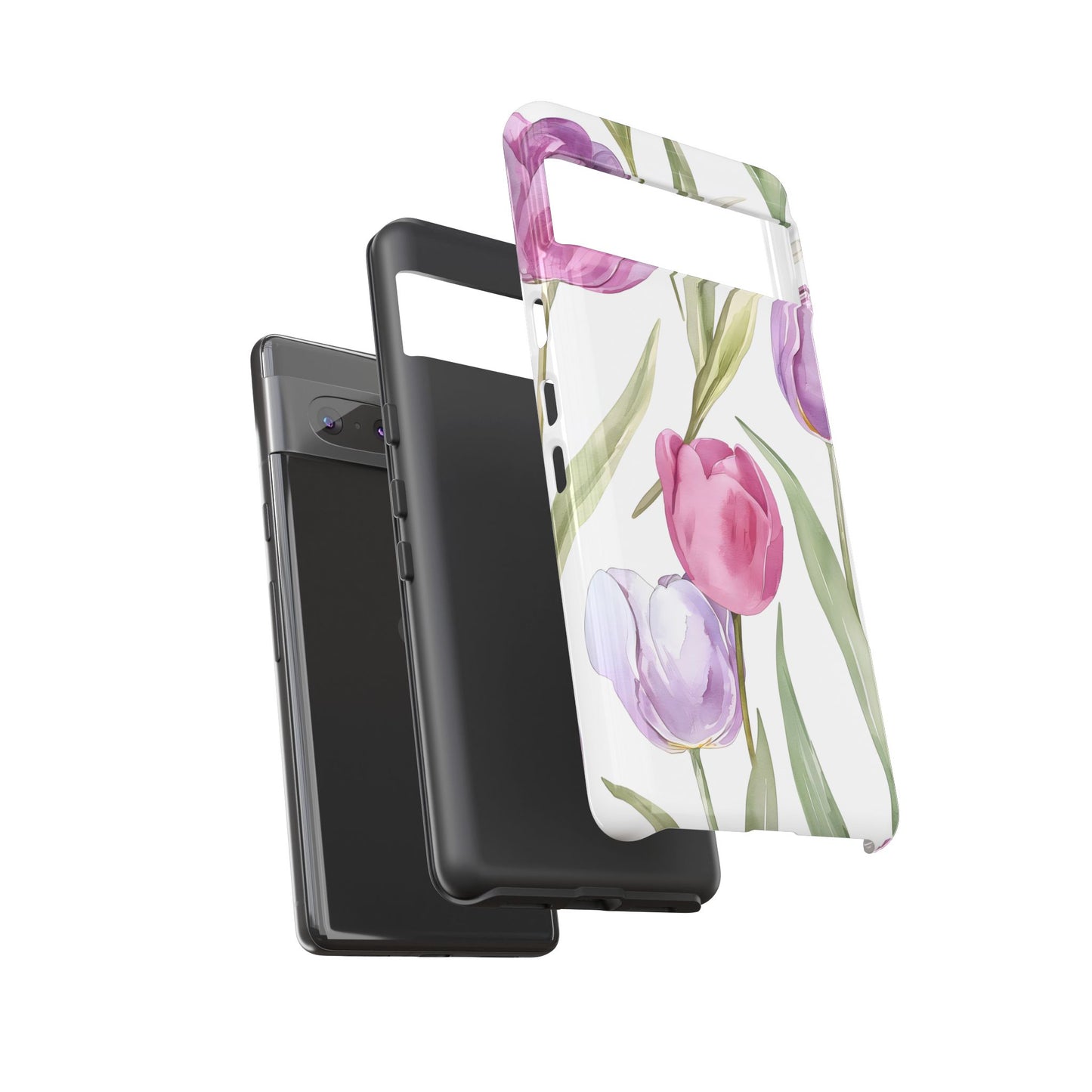 Tulip Serenade – Tough Glossy Google Pixel Case