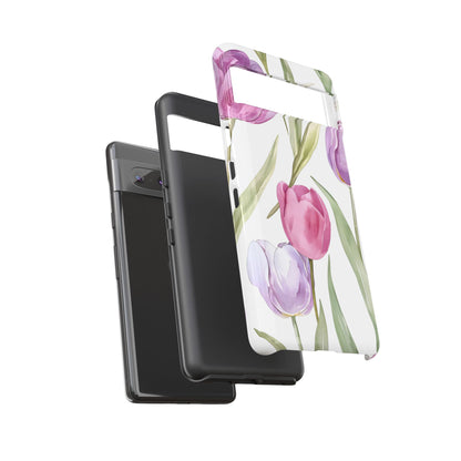 Tulip Serenade – Tough Glossy Google Pixel Case