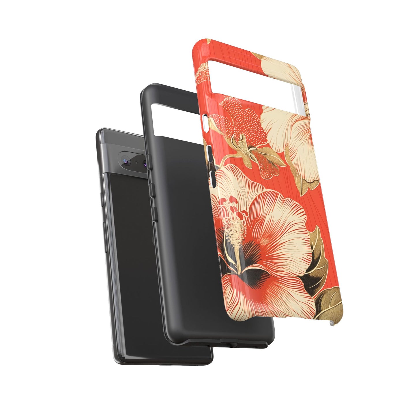 Golden Hibiscus – Tough Glossy Google Pixel Case