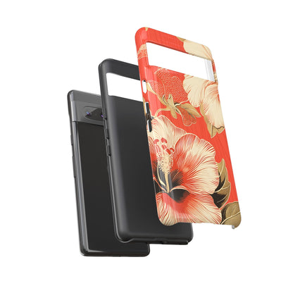 Golden Hibiscus – Tough Glossy Google Pixel Case