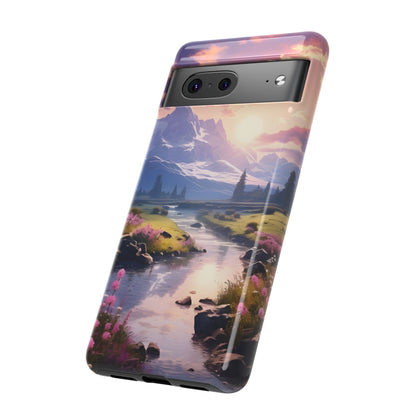 Alpine Dawn – Tough Glossy Google Pixel Case