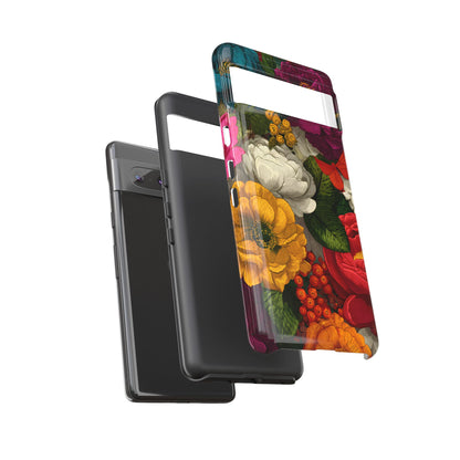 Midnight Bloom – Tough Glossy Google Pixel Case
