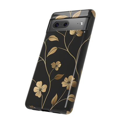Golden Elegance – Tough Glossy Google Pixel Case