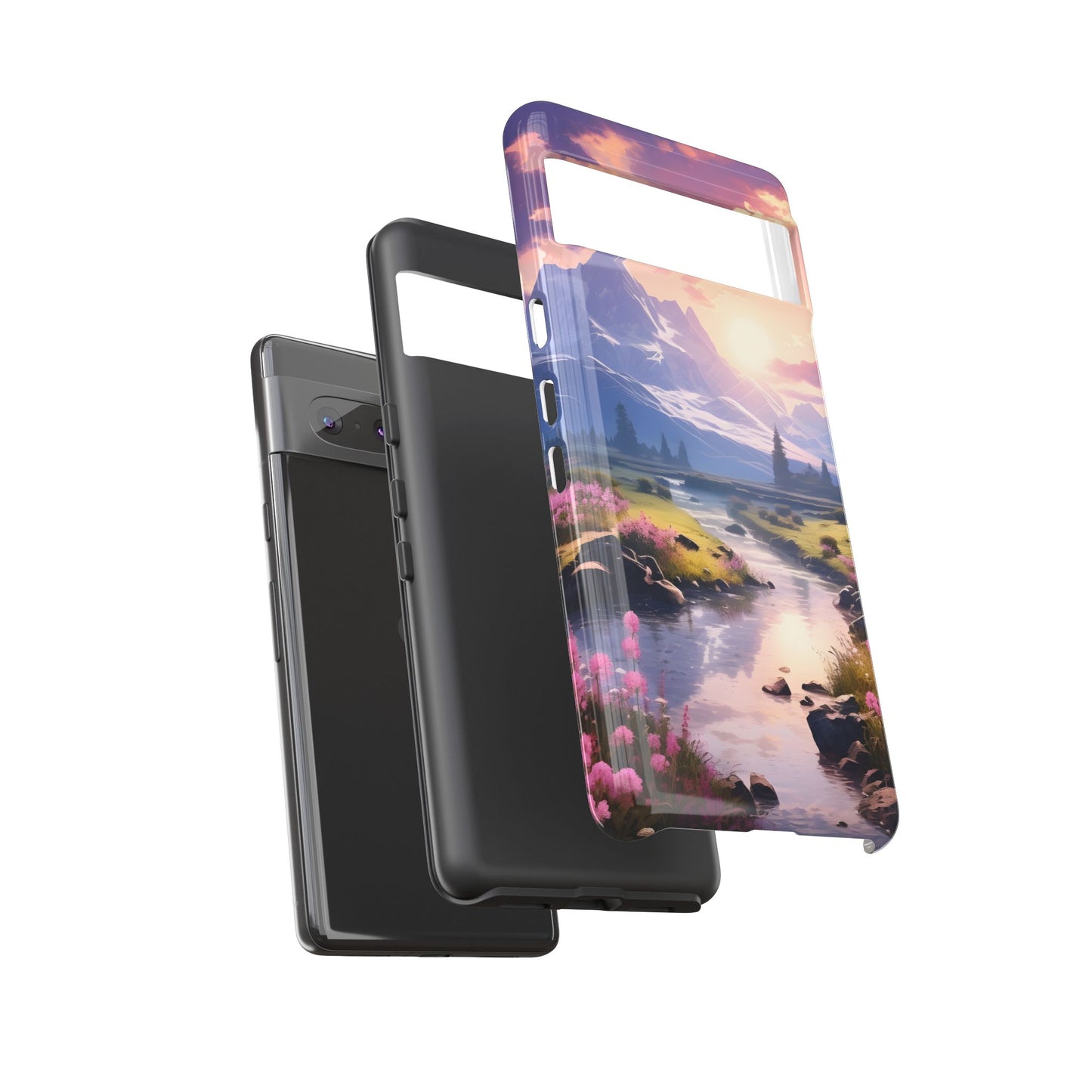 Alpine Dawn – Tough Glossy Google Pixel Case