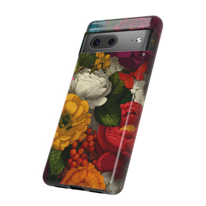Midnight Bloom – Tough Glossy Google Pixel Case