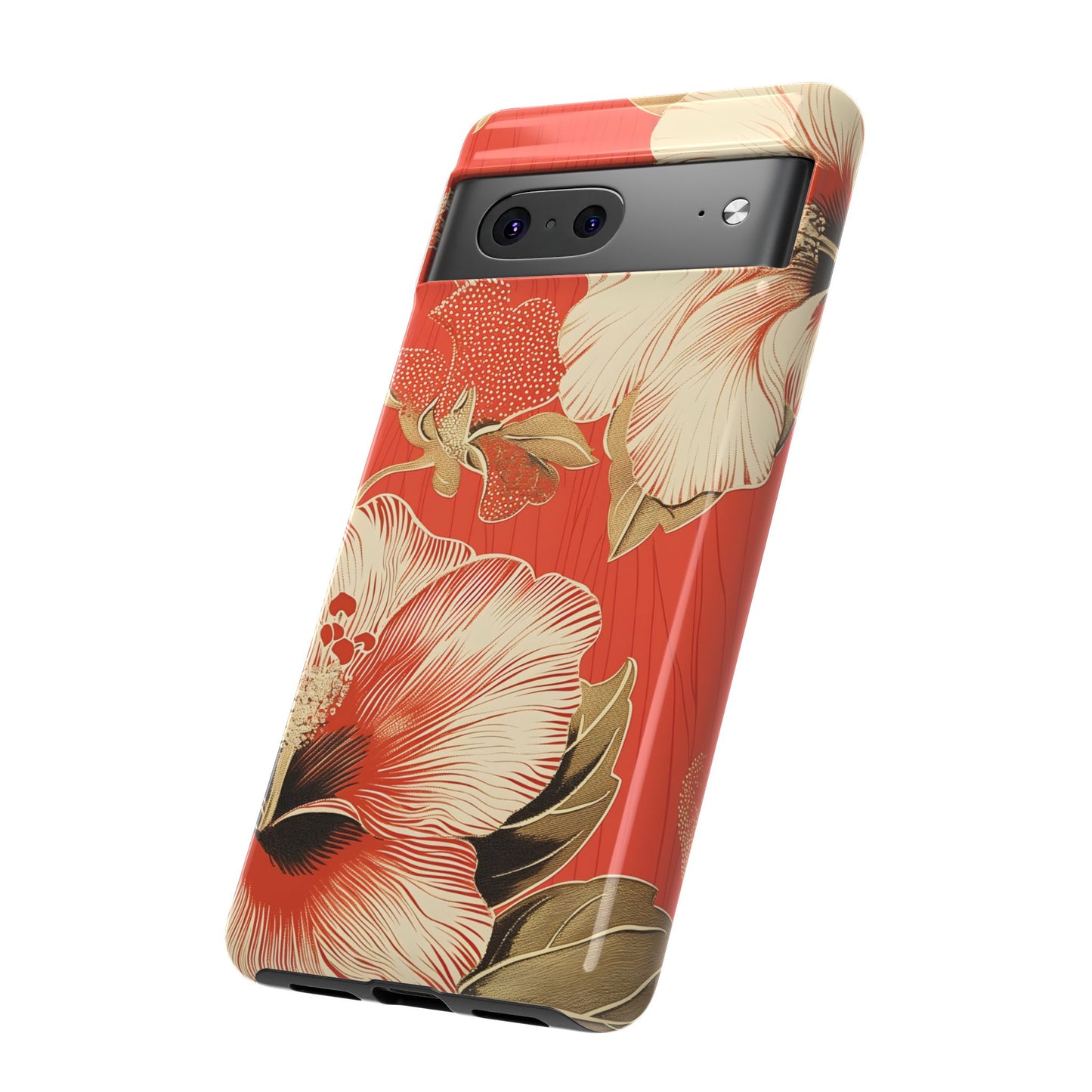 Golden Hibiscus – Tough Glossy Google Pixel Case