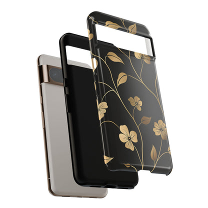 Golden Elegance – Tough Glossy Google Pixel Case