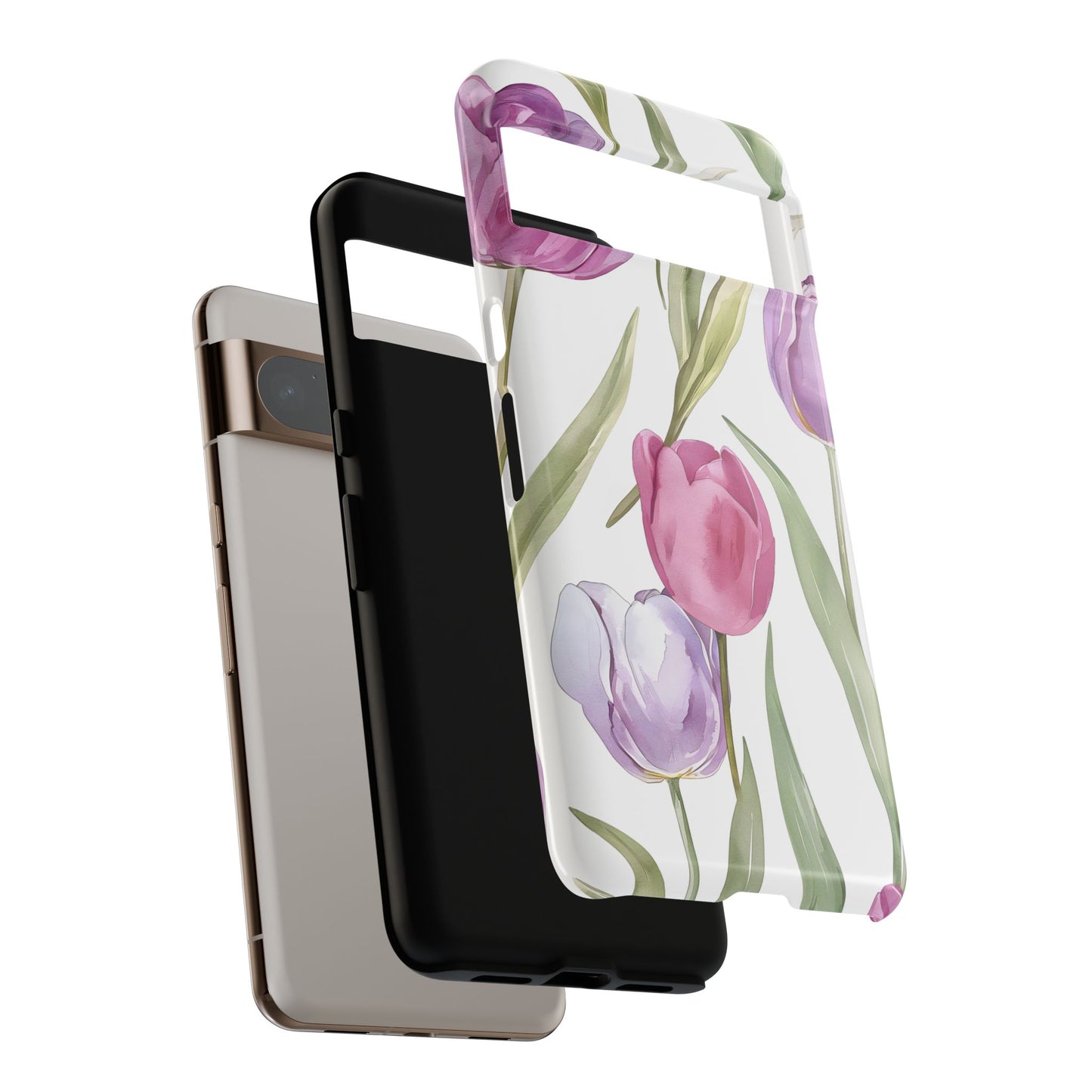 Tulip Serenade – Tough Glossy Google Pixel Case