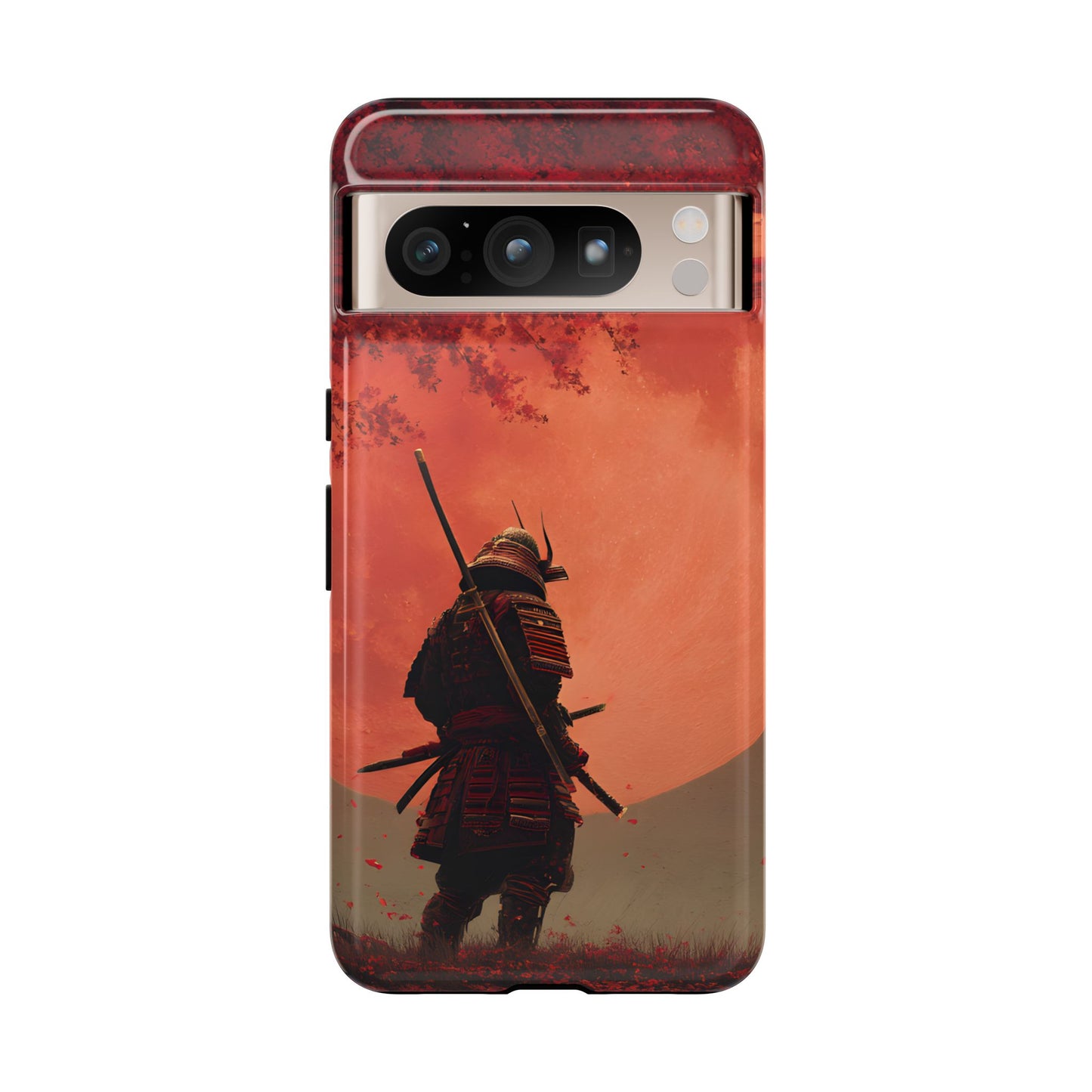 Blood Moon Warrior – Tough Glossy Google Pixel Case