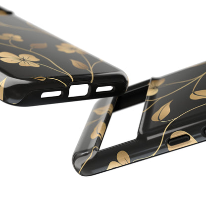 Golden Elegance – Tough Glossy Google Pixel Case