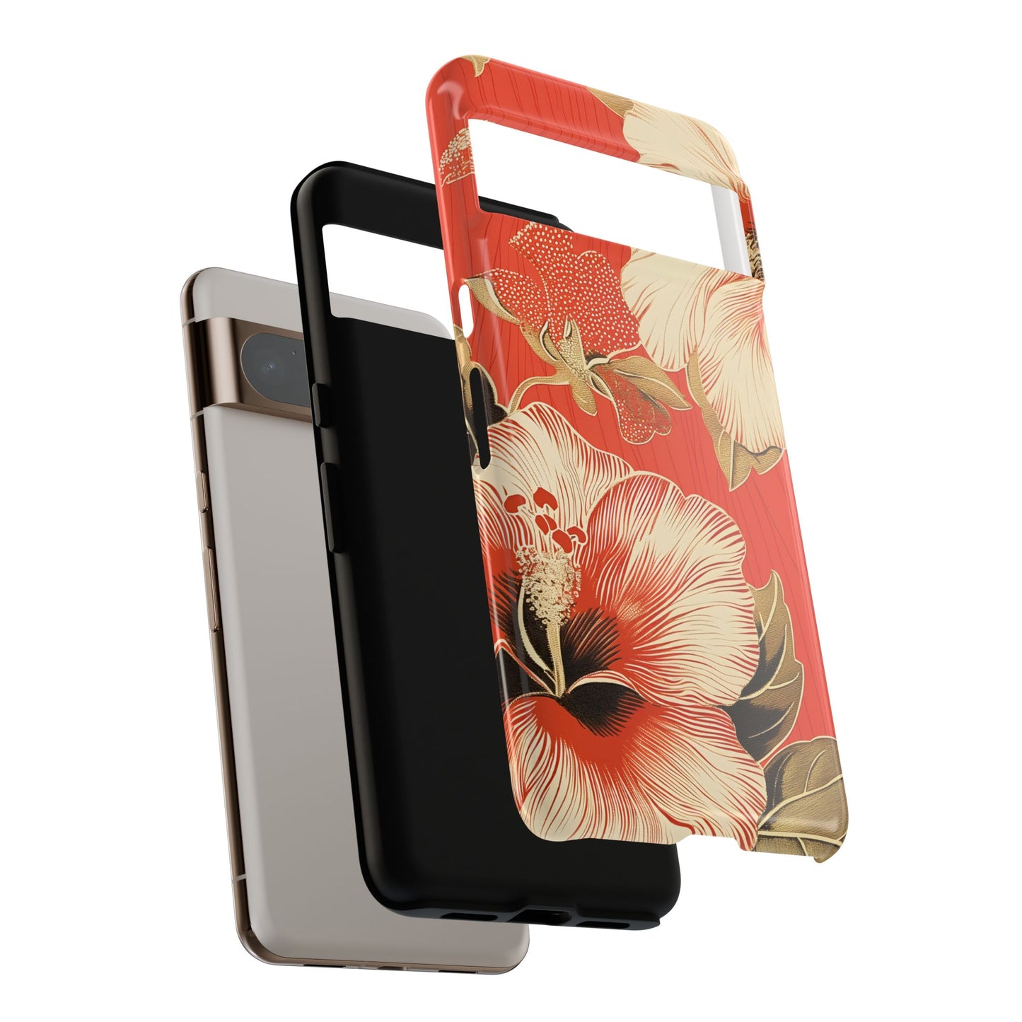 Golden Hibiscus – Tough Glossy Google Pixel Case