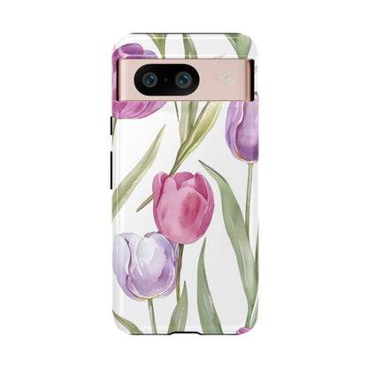Tulip Serenade – Tough Glossy Google Pixel Case