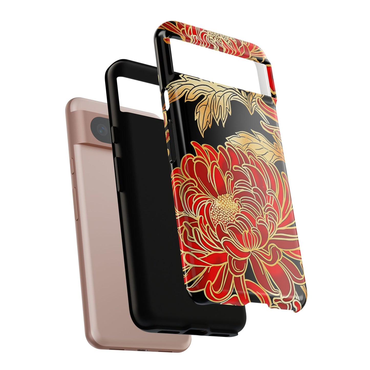 Ember Petals – Tough Glossy Google Pixel Case