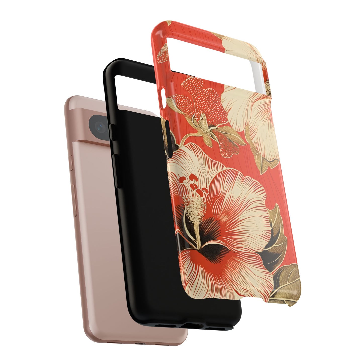 Golden Hibiscus – Tough Glossy Google Pixel Case