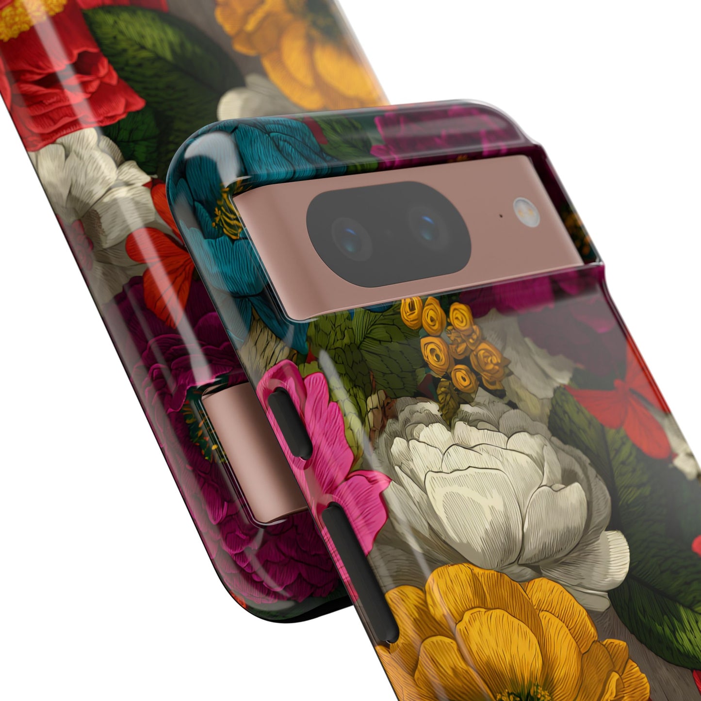 Midnight Bloom – Tough Glossy Google Pixel Case
