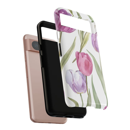 Tulip Serenade – Tough Glossy Google Pixel Case