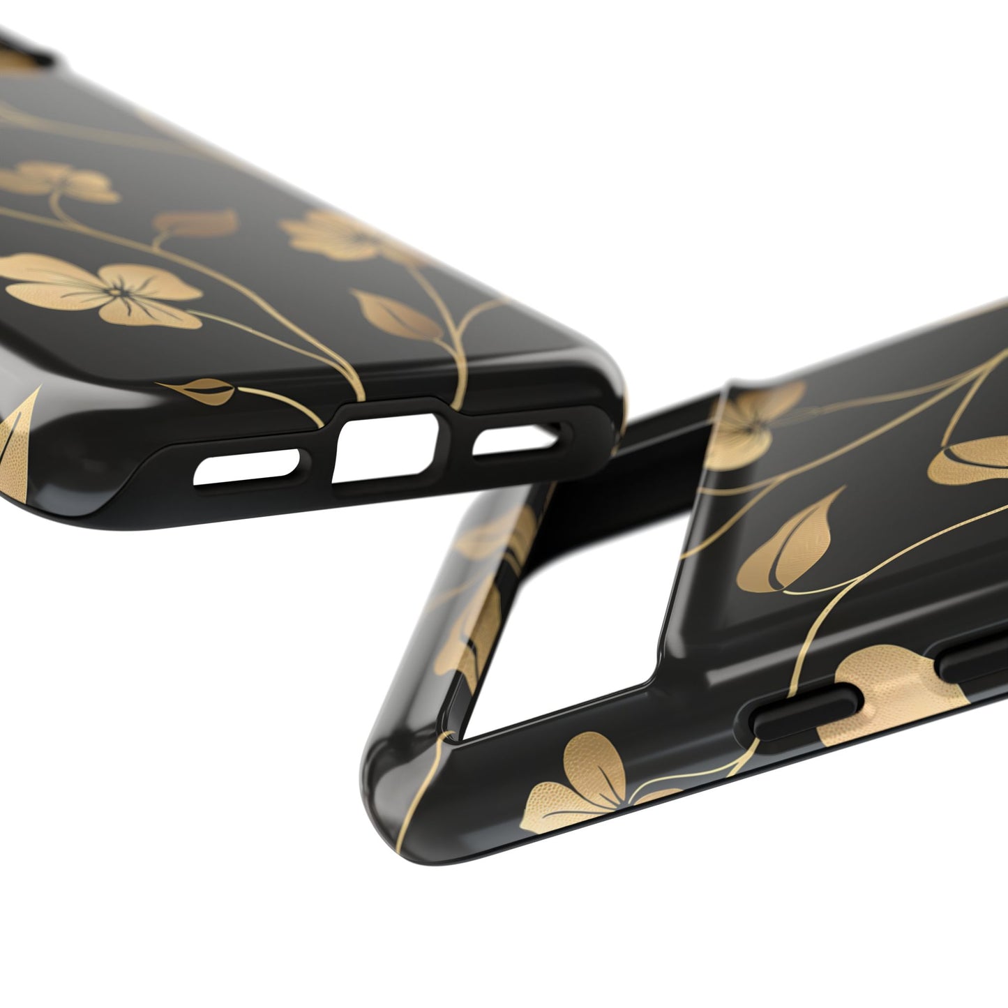 Golden Elegance – Tough Glossy Google Pixel Case