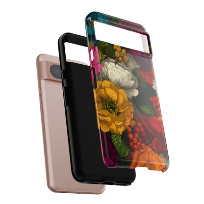 Midnight Bloom – Tough Glossy Google Pixel Case