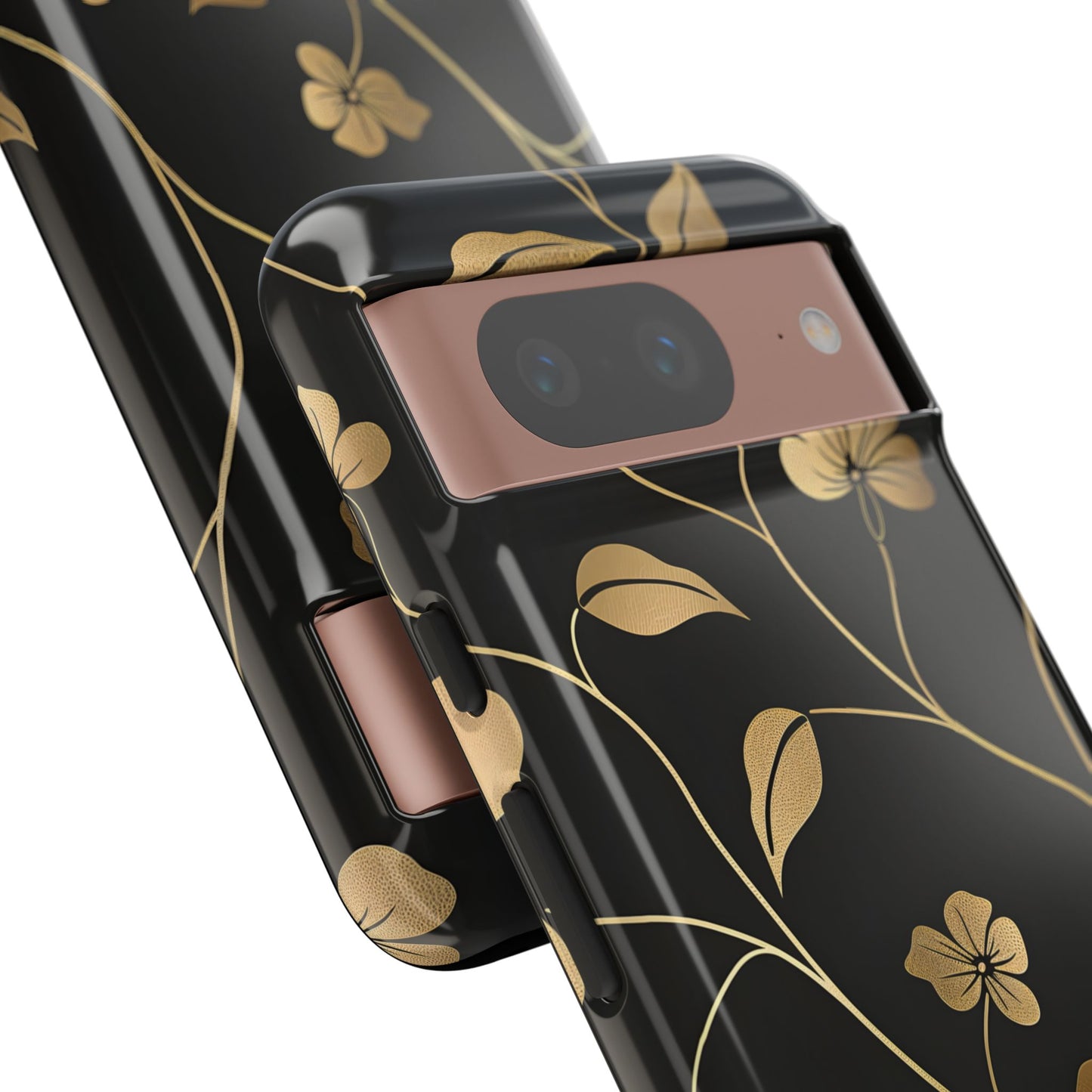 Golden Elegance – Tough Glossy Google Pixel Case