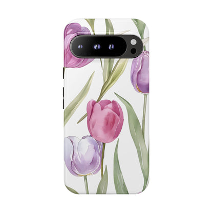 Tulip Serenade – Tough Glossy Google Pixel Case