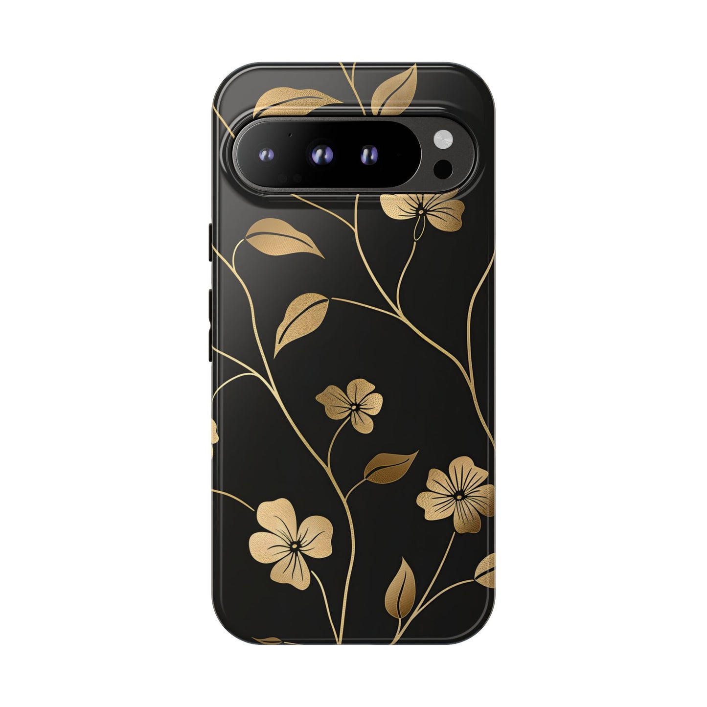 Golden Elegance – Tough Glossy Google Pixel Case