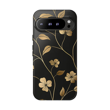Golden Elegance – Tough Glossy Google Pixel Case