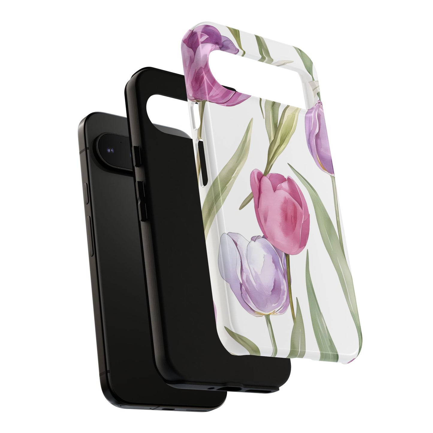 Tulip Serenade – Tough Glossy Google Pixel Case