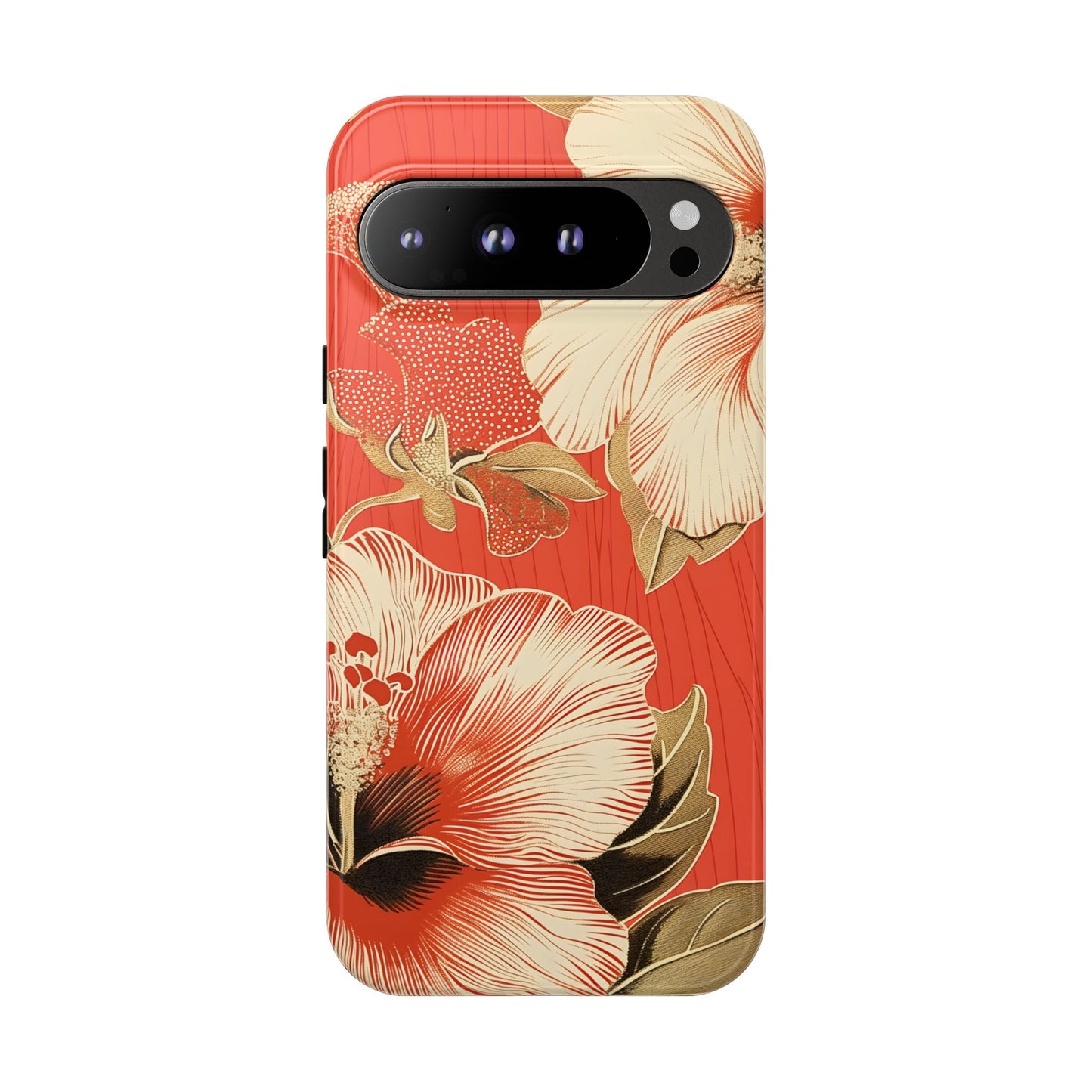 Golden Hibiscus – Tough Glossy Google Pixel Case