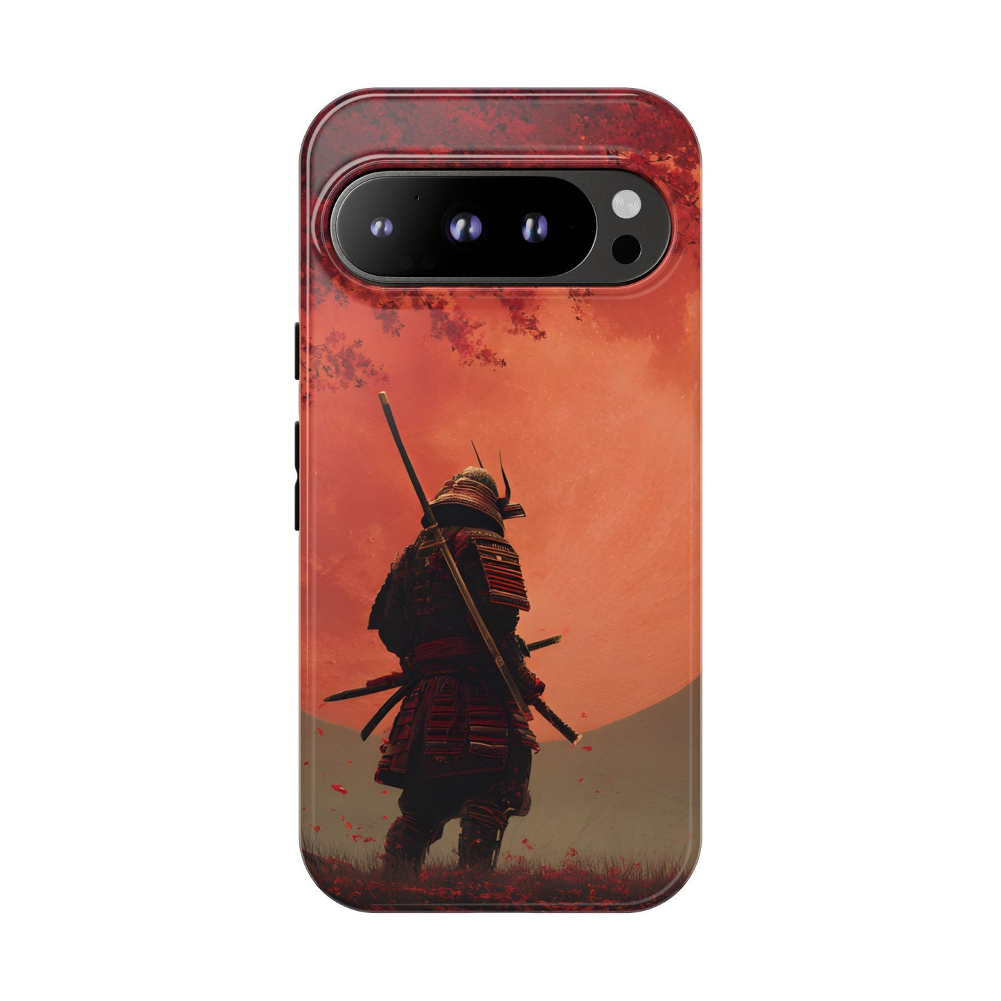 Blood Moon Warrior – Tough Glossy Google Pixel Case