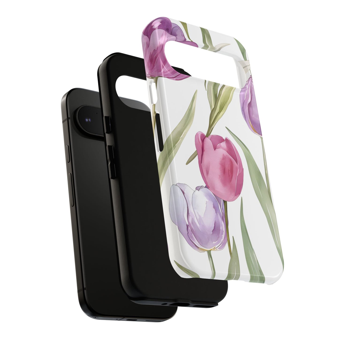 Tulip Serenade – Tough Glossy Google Pixel Case