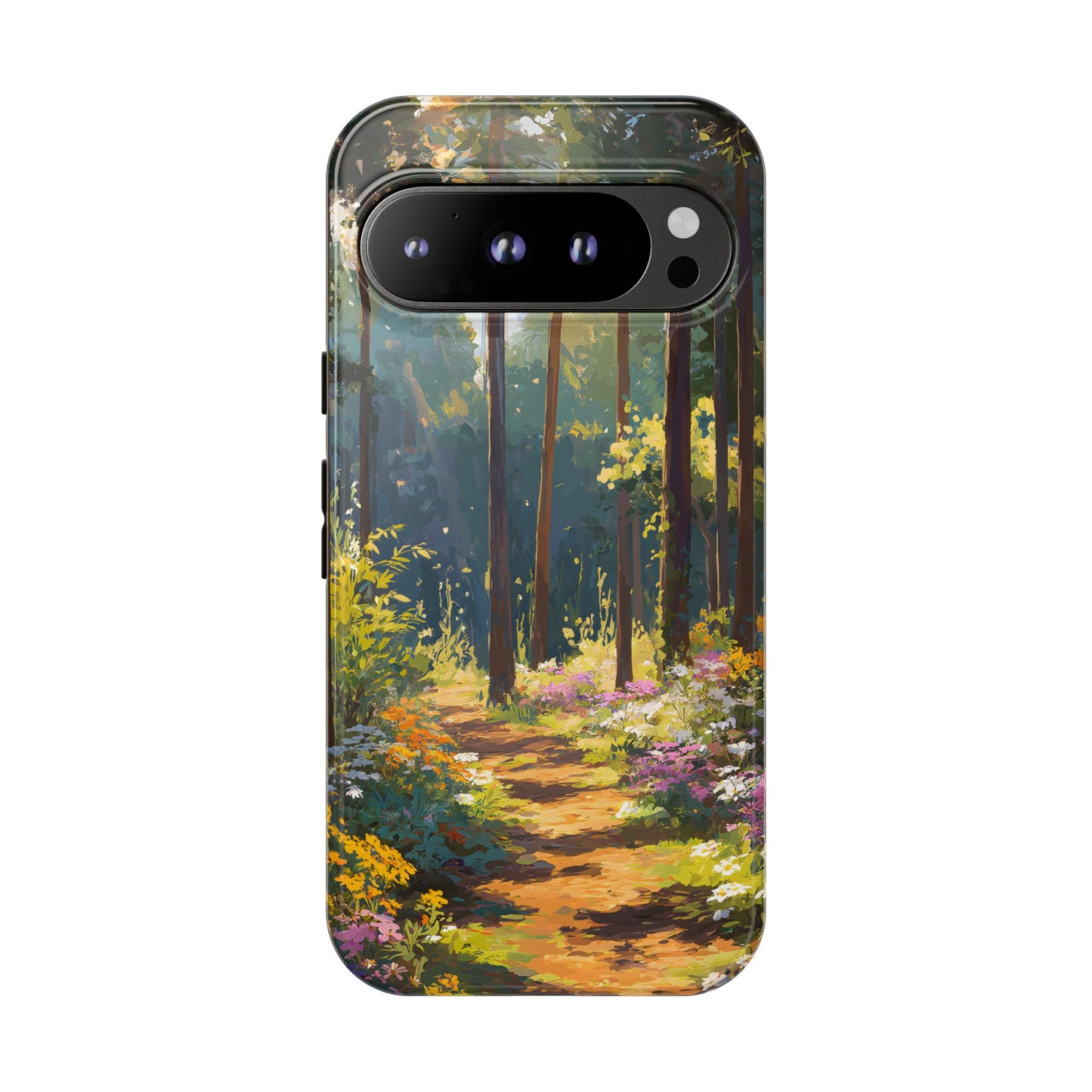 Enchanted Forest Path – Tough Glossy Google Pixel Case