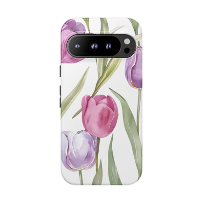 Tulip Serenade – Tough Glossy Google Pixel Case