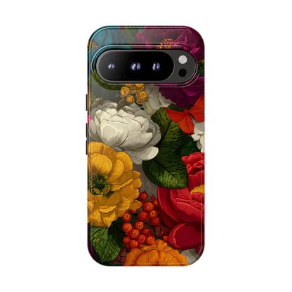 Midnight Bloom – Tough Glossy Google Pixel Case