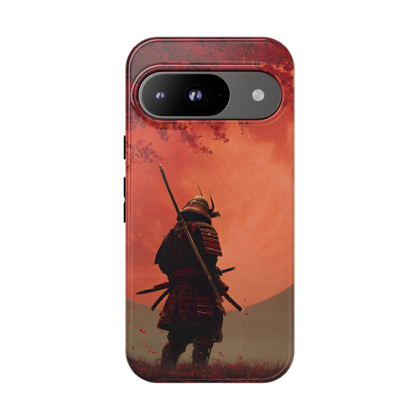Blood Moon Warrior – Tough Glossy Google Pixel Case