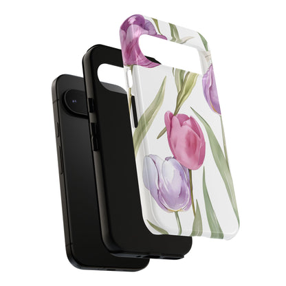Tulip Serenade – Tough Glossy Google Pixel Case
