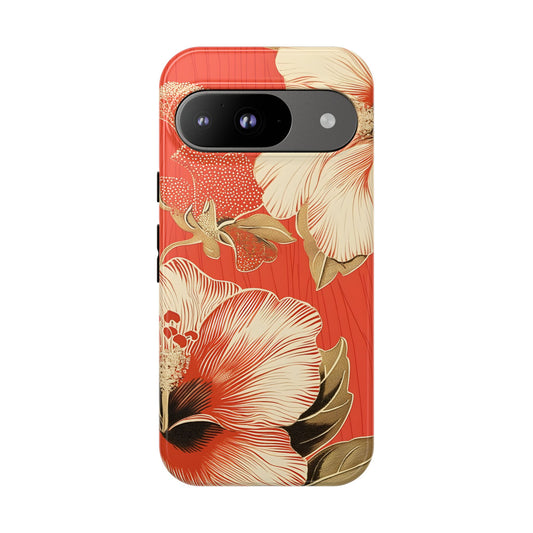 Golden Hibiscus – Tough Glossy Google Pixel Case